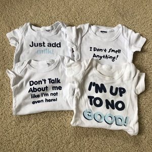 Unisex Onsies Lot 3-6 months